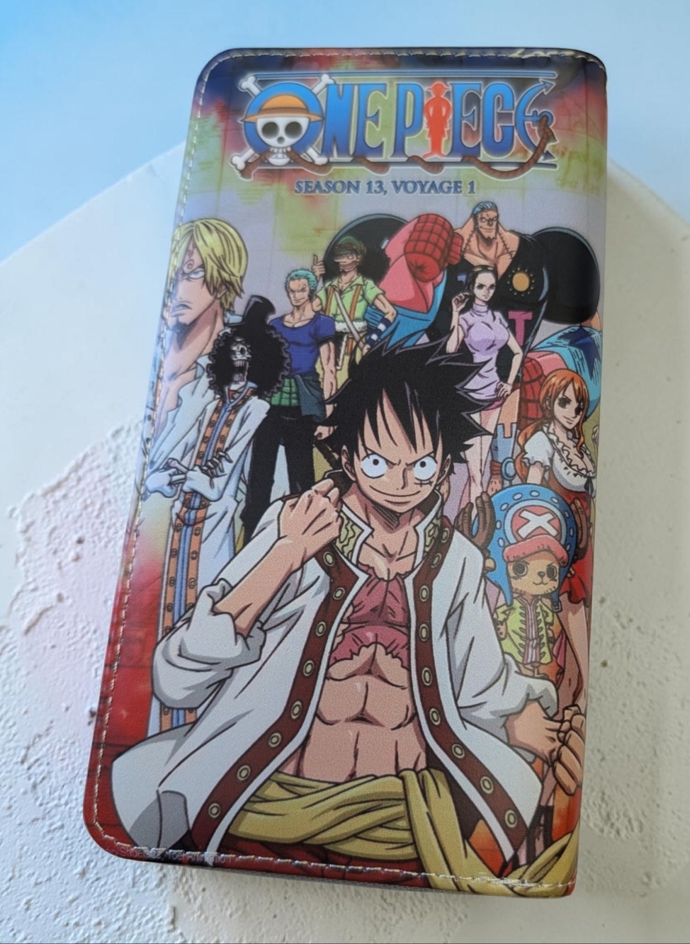 One Piece Wallet Case - Colorful Anime Crew Design- new